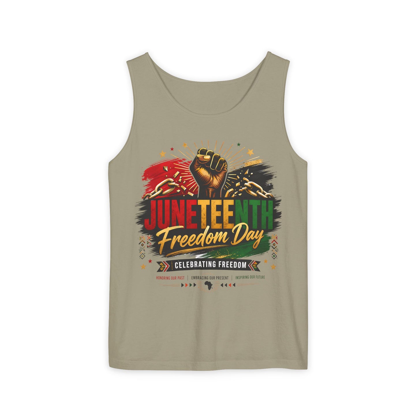 Juneteenth Freedom Day Tank Top — Celebrating Freedom Graphic