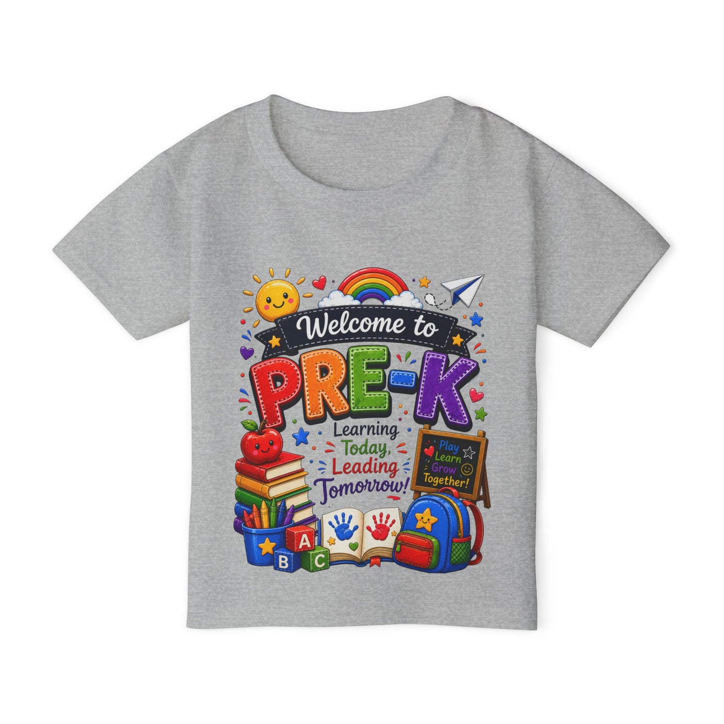 Welcome to Pre-K Toddler T-Shirt — Colorful Back-to-School Preschool Shirt