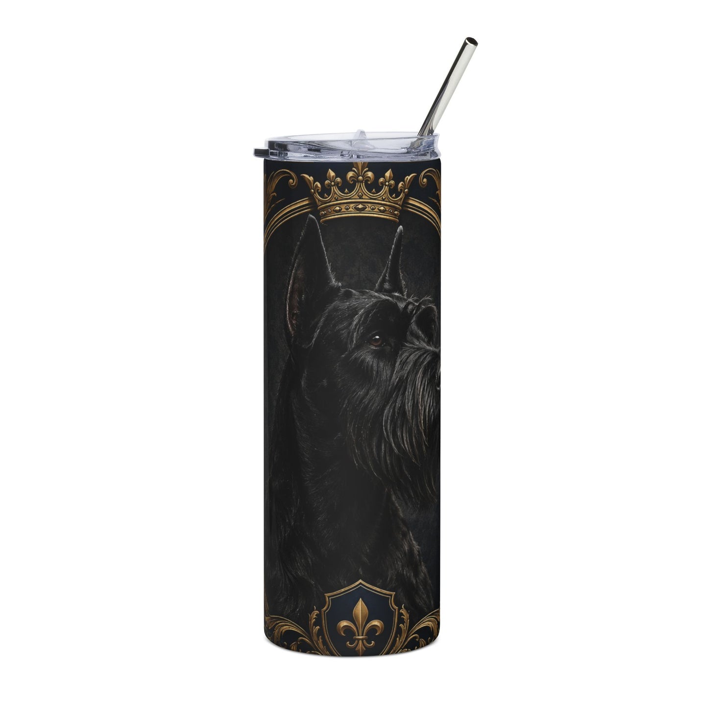 Tumbler — Regal Black Schnauzer 20oz Stainless Steel Travel Cup