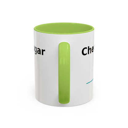 Accent Coffee Mug – 'Checking My Blood Sugar Like It's My Job' Diabetes Awareness Mug