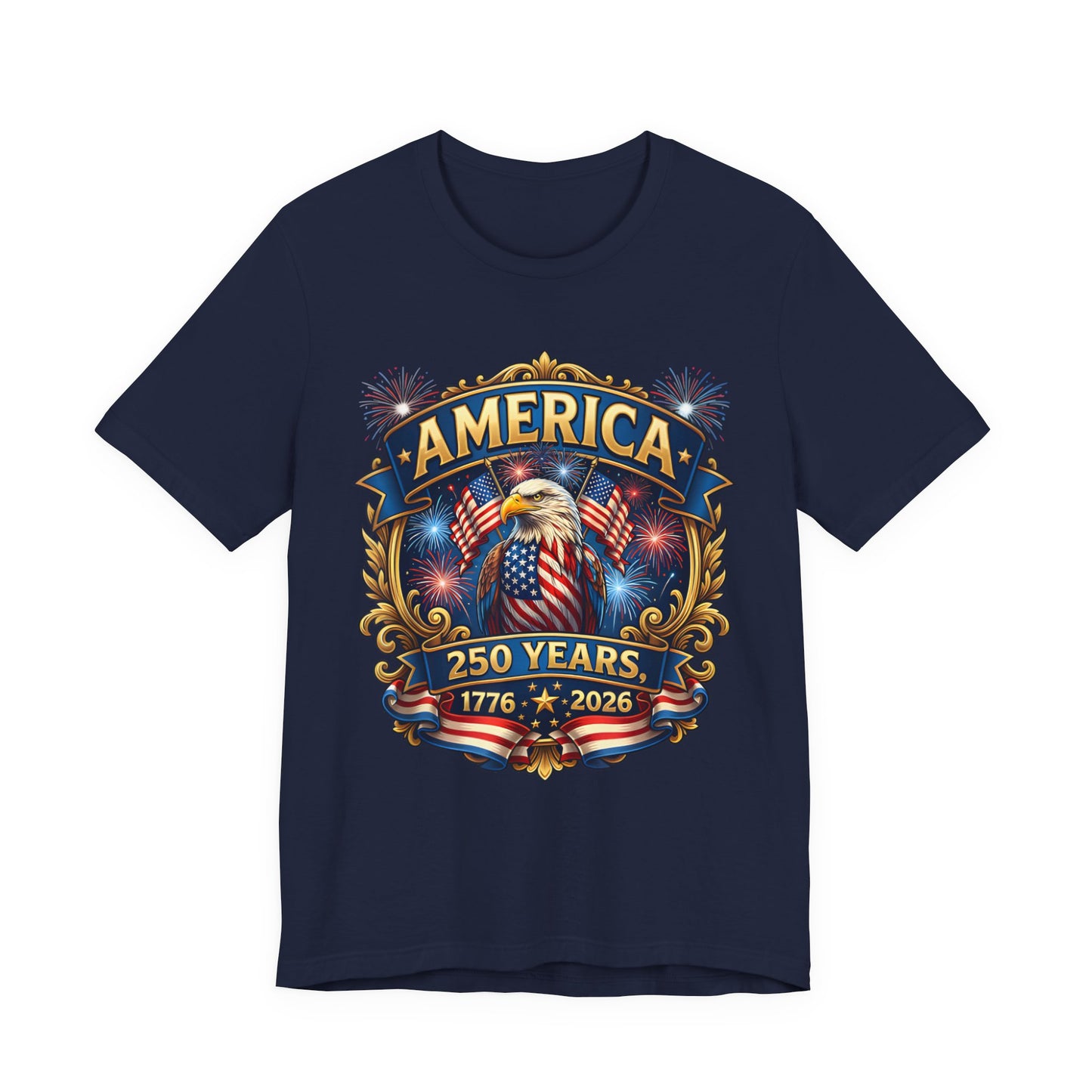 America 250th Anniversary T-Shirt — 1776–2026 Patriotic Eagle Tee