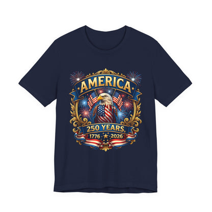 America 250th Anniversary T-Shirt — 1776–2026 Patriotic Eagle Tee