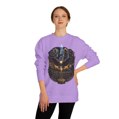 9/11 Memorial Sweatshirt — Never Forget Tribute Crewneck