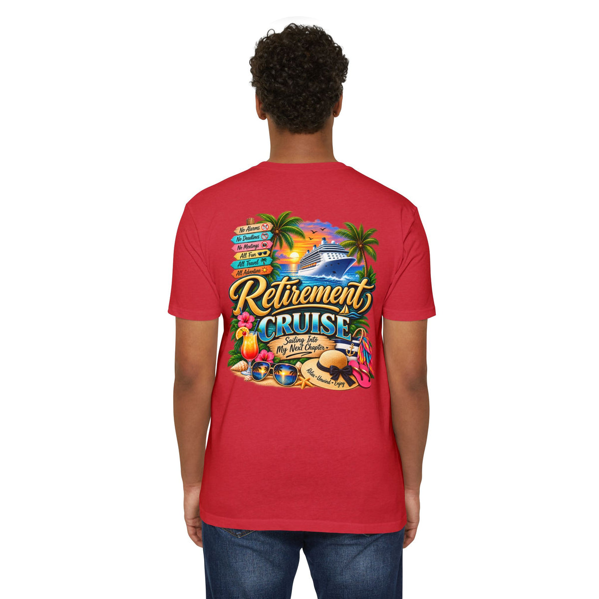Retirement Cruise T-Shirt — Vacation & Farewell Party Tee