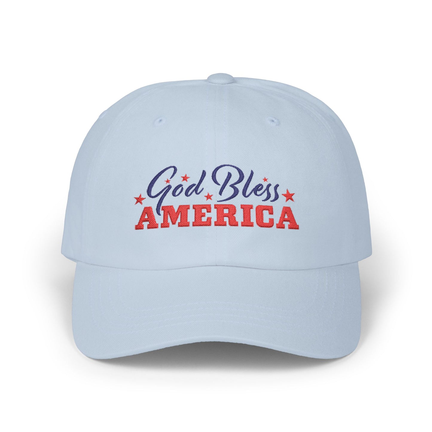 God Bless America Dad Cap — Patriotic Baseball Hat
