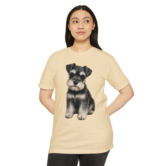 Schnauzer Puppy T-Shirt — Cute Dog Graphic Tee