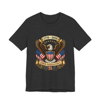 250th Anniversary USA Eagle T-Shirt — 1776–2026 Patriotic Tee