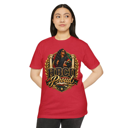 HBCU Proud T-Shirt — Black Graduate Crest Tee