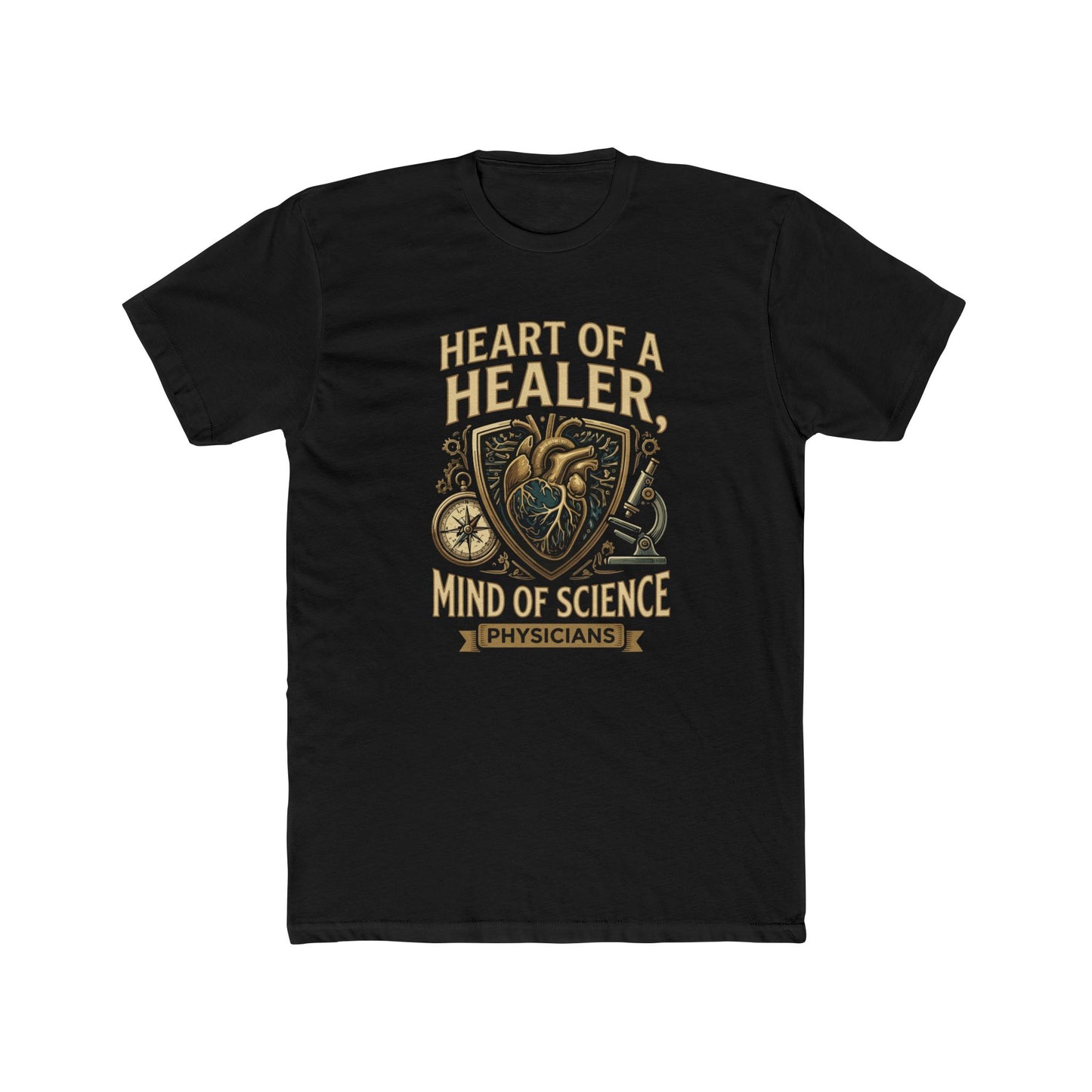 Physician T-Shirt — "Heart of a Healer, Mind of Science" Medical Tee