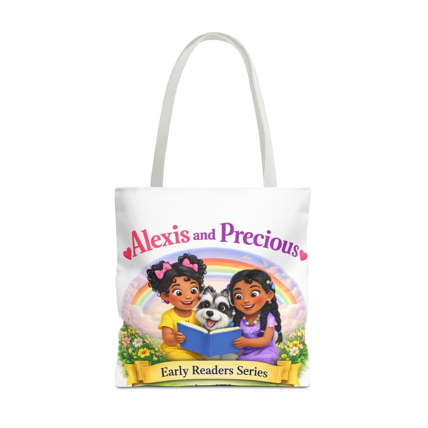 Children's Tote Bag – "Alexis and Precious" Early Readers Book Design