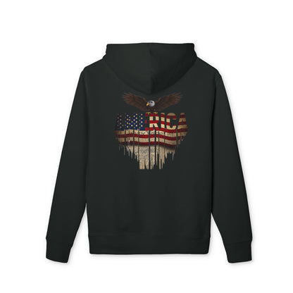 American Eagle Flag Hoodie — Patriotic USA Graphic Pullover