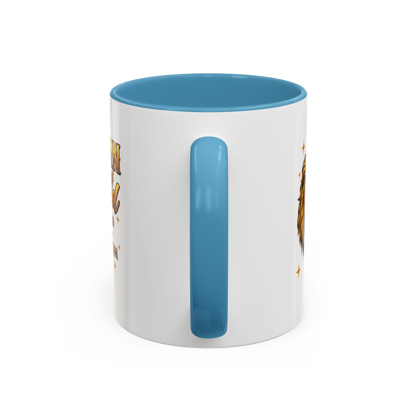 Man of God Lion Coffee Mug — 'Man of God' Religious Gift for Husband, Dad, Protector