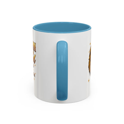 Man of God Lion Coffee Mug — 'Man of God' Religious Gift for Husband, Dad, Protector