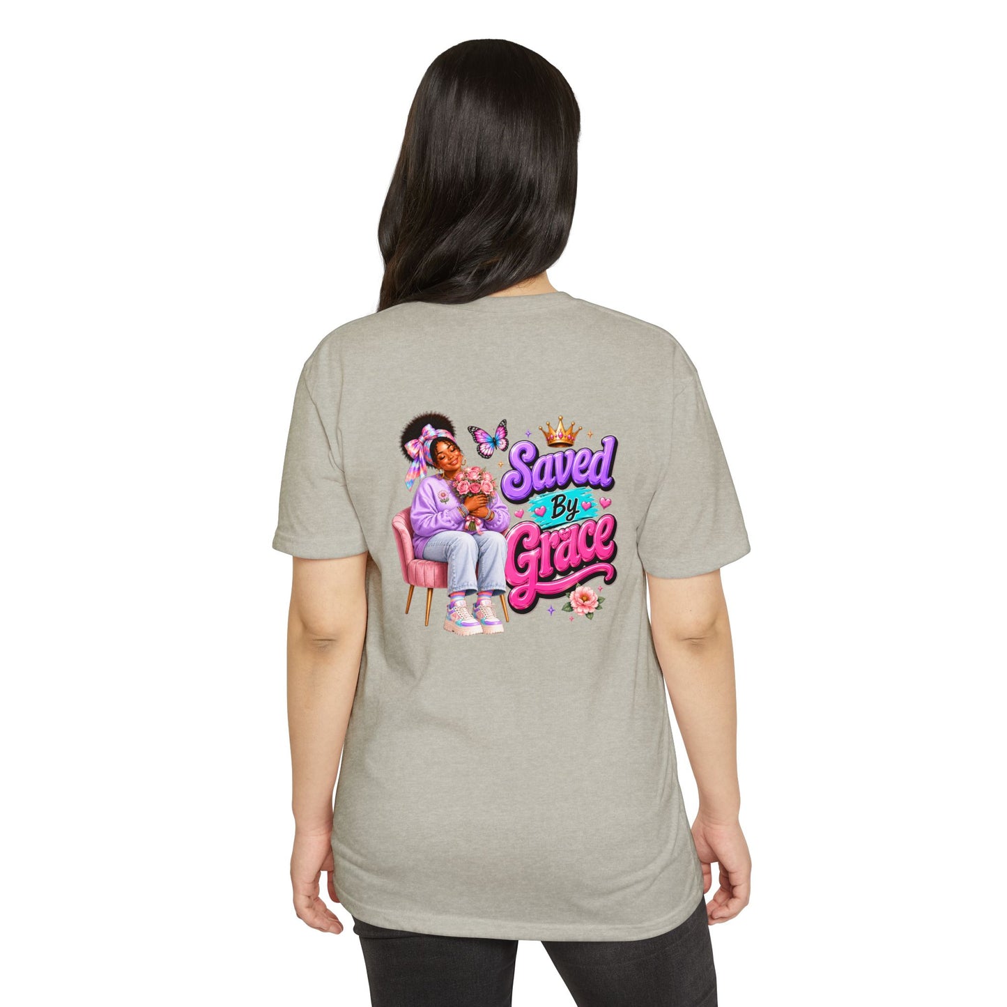 Saved By Grace T-Shirt — Faith-Inspired Graphic Tee