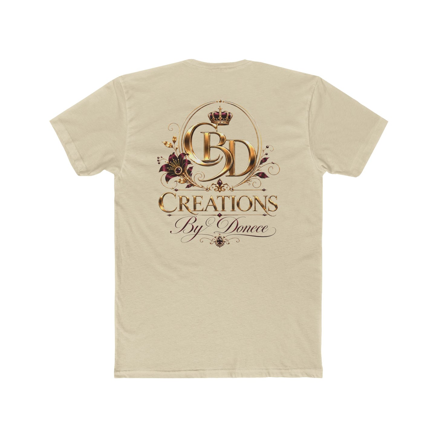 Creations By Donece Logo Tee - Luxury Monogram Graphic T-Shirt