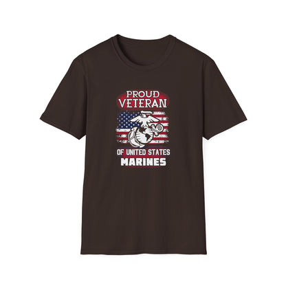 Proud Veteran of United States Marines T-Shirt