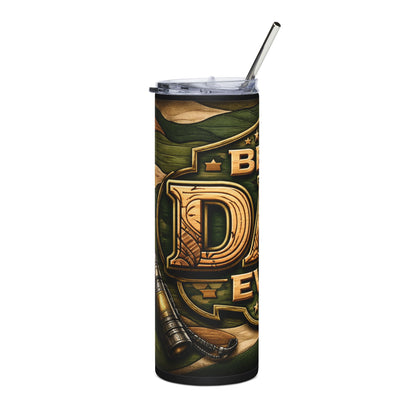 Best Dad Ever Stainless Steel Tumbler — 20oz Insulated Travel Cup