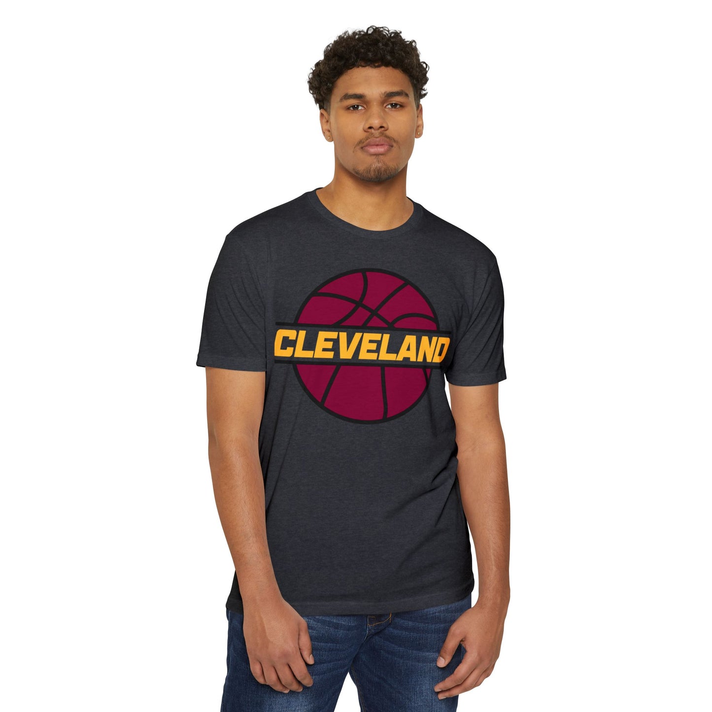 Cleveland Heart T-Shirt — Retro Script City Pride Tee