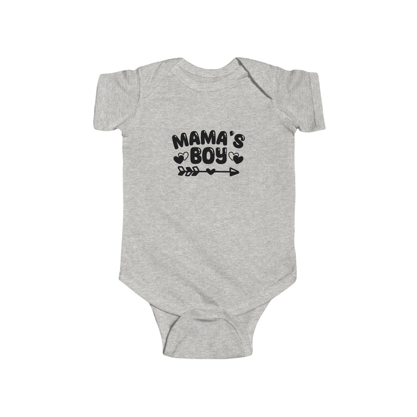 Mama's Boy Infant Bodysuit – Cute Arrow & Paw Print Baby Onesie