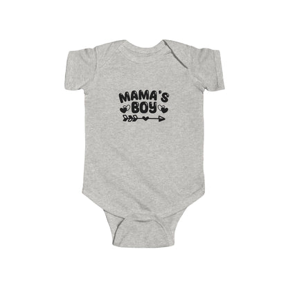 Mama's Boy Infant Bodysuit – Cute Arrow & Paw Print Baby Onesie