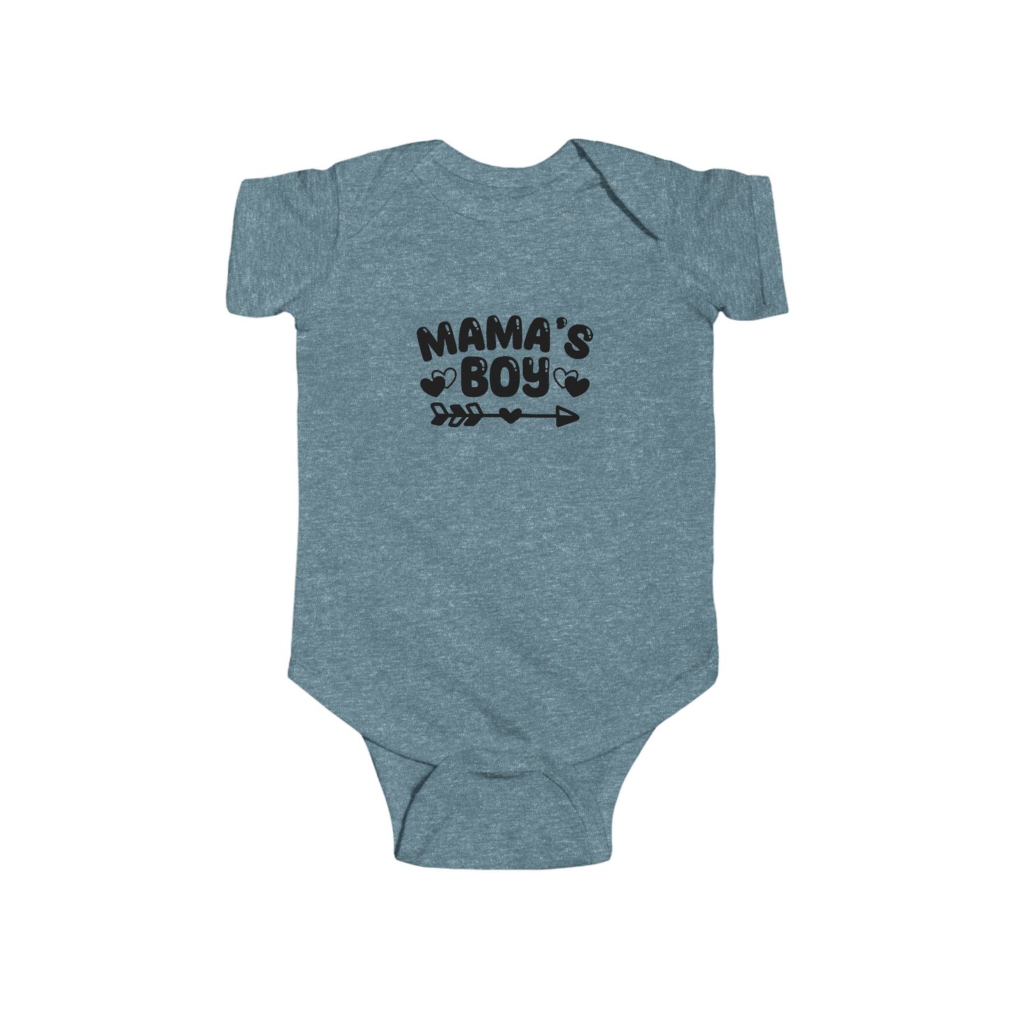 Mama's Boy Infant Bodysuit – Cute Arrow & Paw Print Baby Onesie