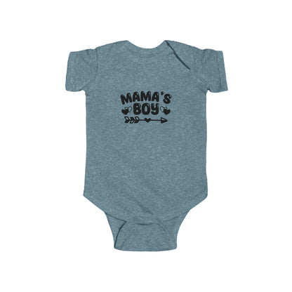 Mama's Boy Infant Bodysuit – Cute Arrow & Paw Print Baby Onesie