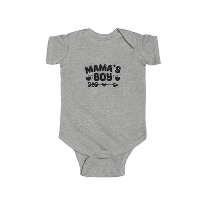 Mama's Boy Infant Bodysuit – Cute Arrow & Paw Print Baby Onesie