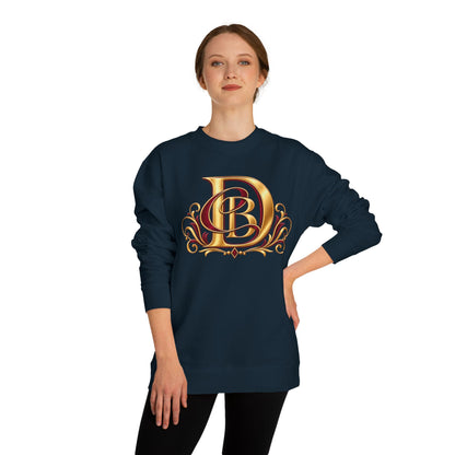 Monogram D Gold Ornate Crewneck Sweatshirt