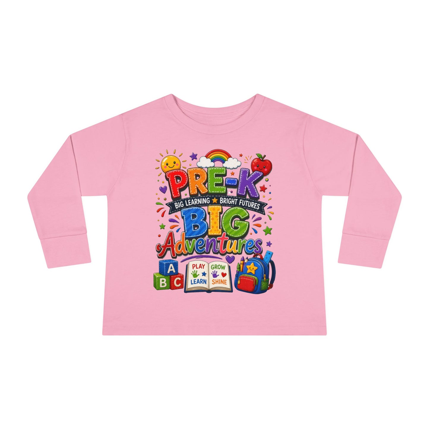 Pre-K Big Adventures Toddler Long Sleeve Tee