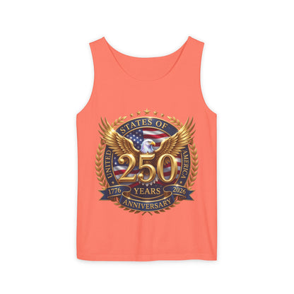 250 Years Anniversary Eagle Tank Top — United States Bicentennial Celebration Tee