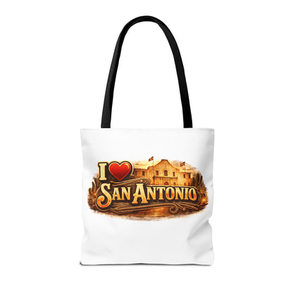 I  San Antonio Tote Bag — Alamo Vintage Souvenir Tote