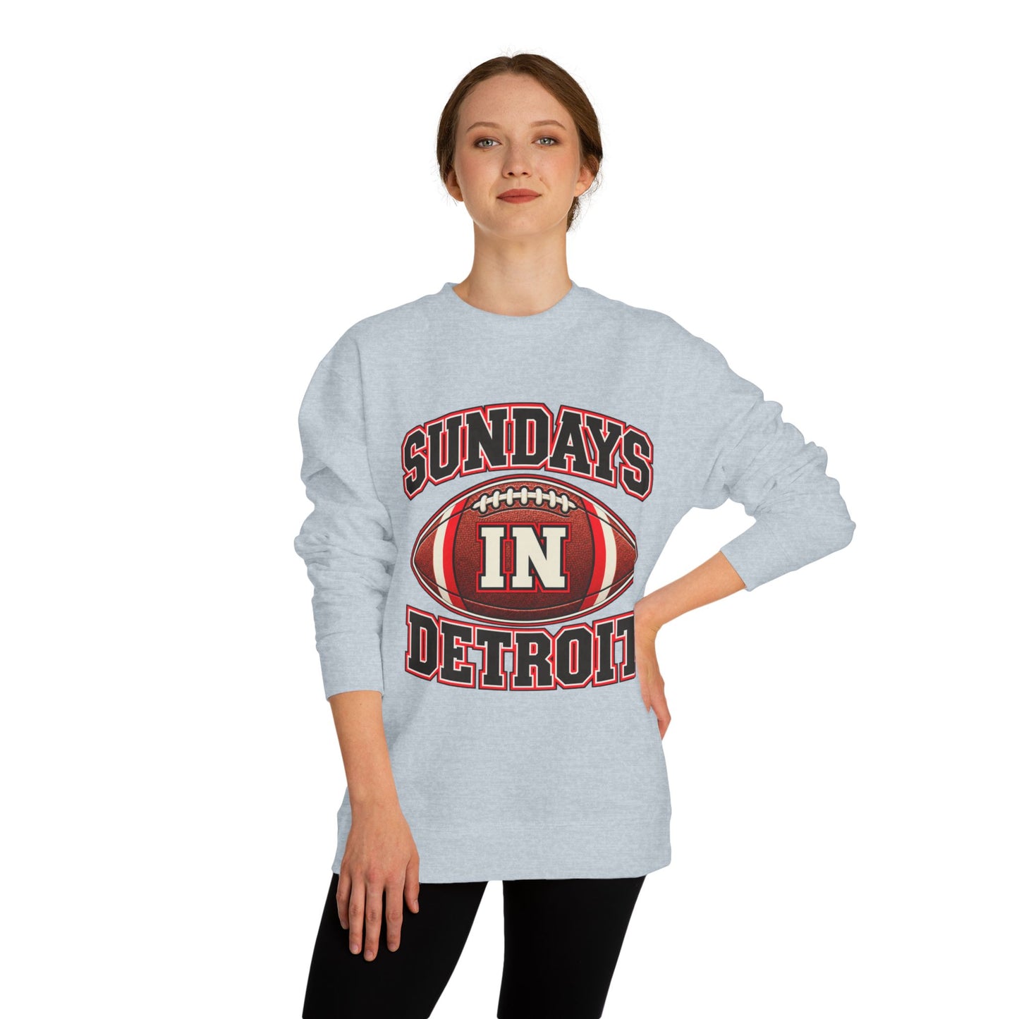 Sundays in Detroit Football Sweatshirt