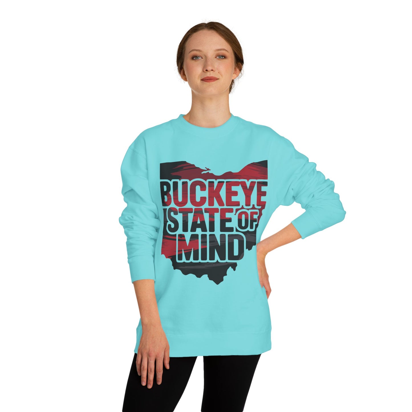 Buckeye State of Mind Sweatshirt — Ohio Vintage Crewneck for Fans