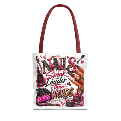 Nails Speak Louder Than Words Tote Bag