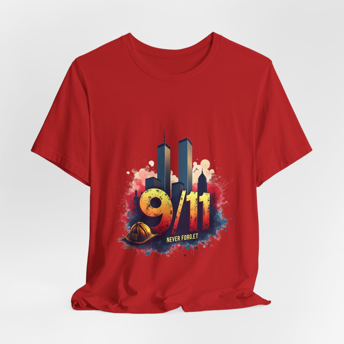 9/11 Memorial T-Shirt — Never Forget Tribute Tee