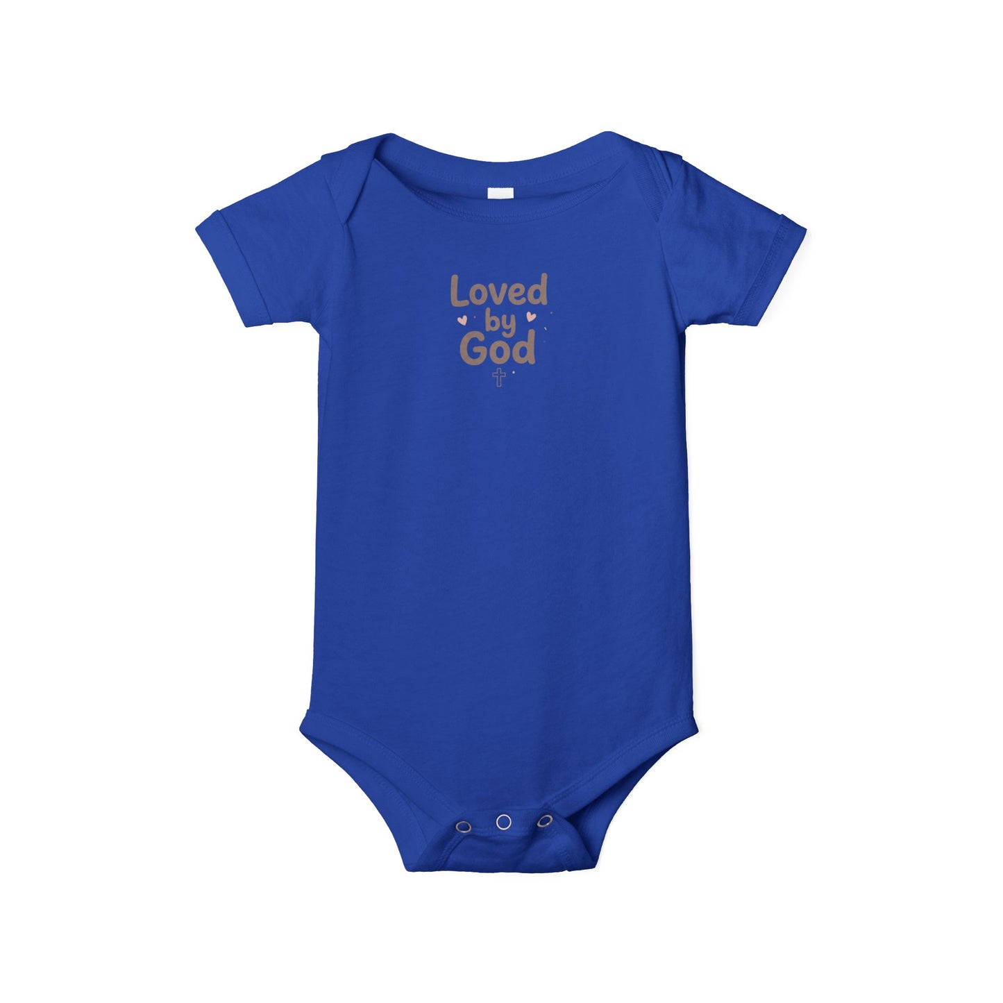 Loved by God Infant Onesie – Baby Bodysuit with Faith Message