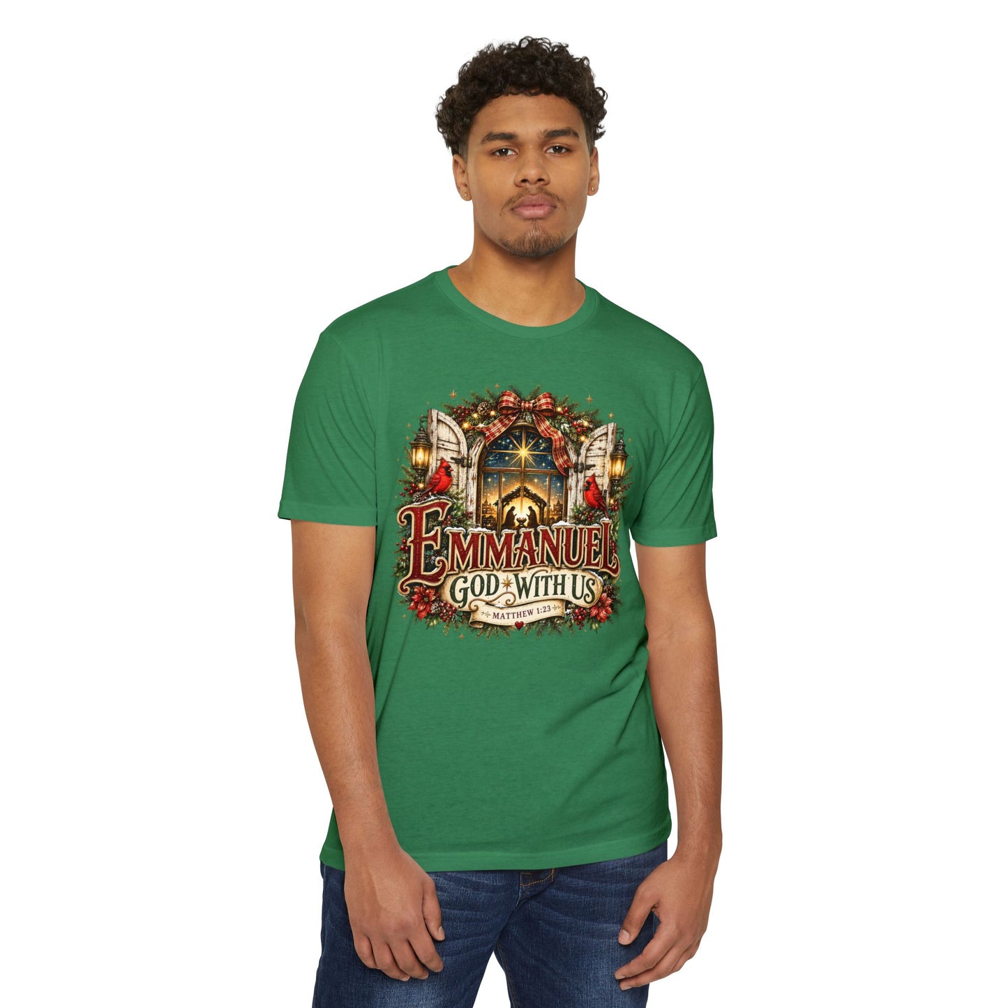 Emmanuel "God With Us" Christmas T-Shirt