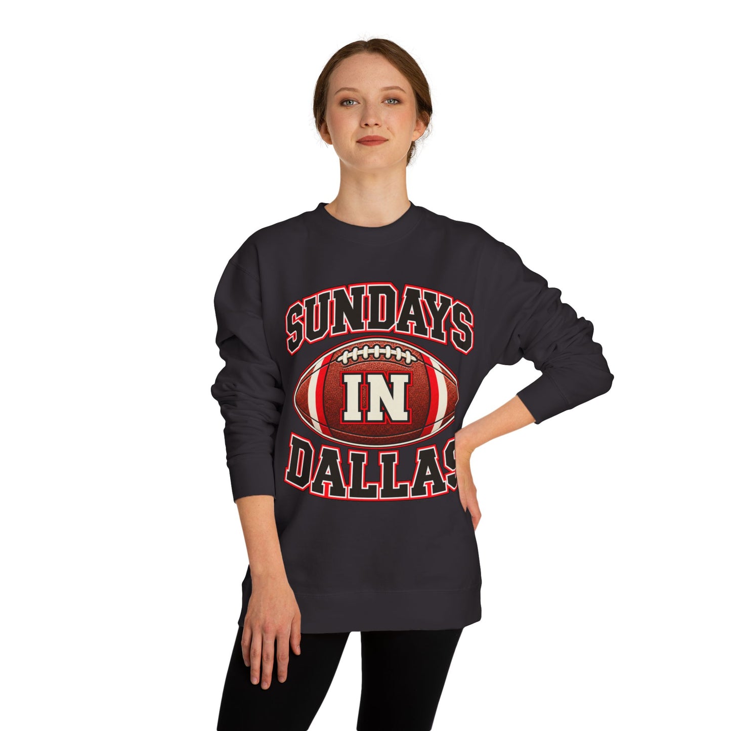 Sundays in Dallas Football Sweatshirt