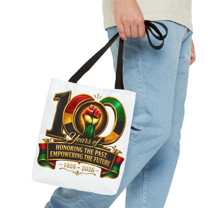 100 Years Commemorative Tote Bag — "Honoring the Past, Empowering the Future" (1926–2026)
