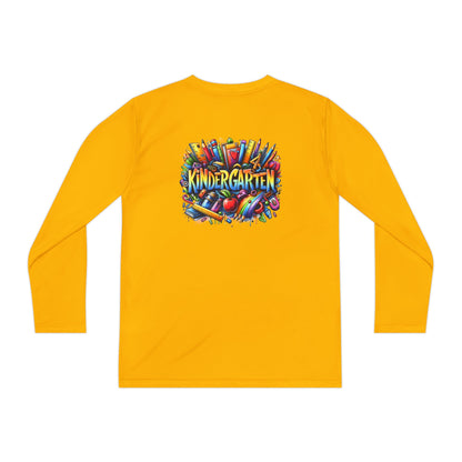 Kindergarten Crayons Youth Long Sleeve Tee