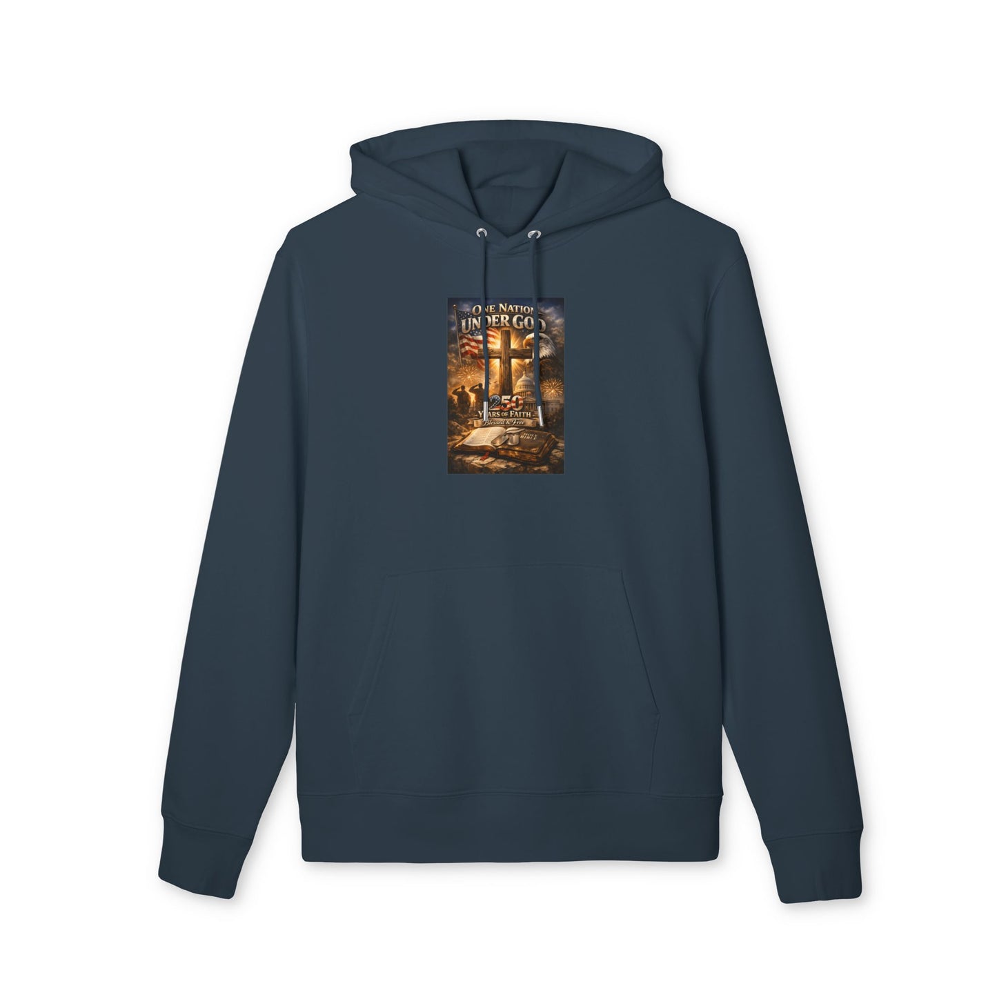 Under God Cross Hoodie — Christian Faith Inspirational Pullover