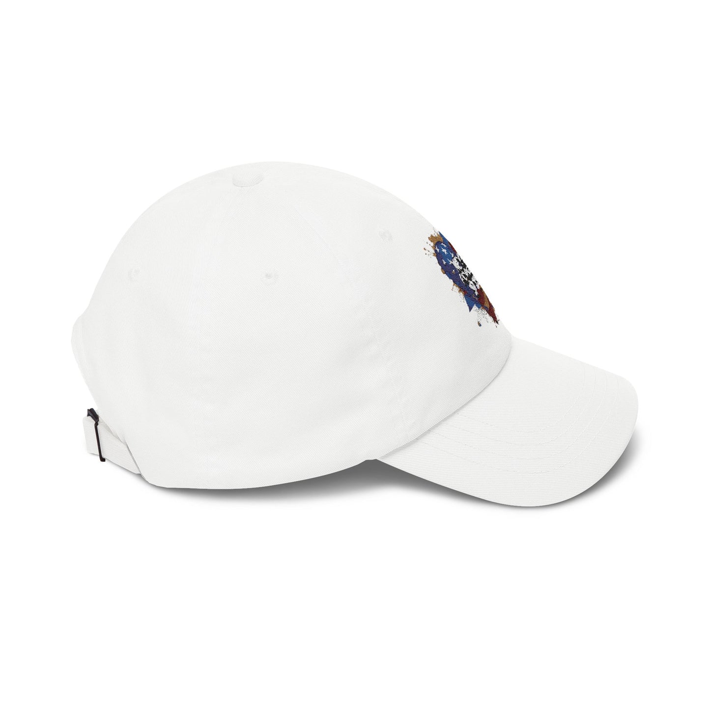 Dad Cap - "Never Forget 9/11" Heart American Flag Tribute Cap