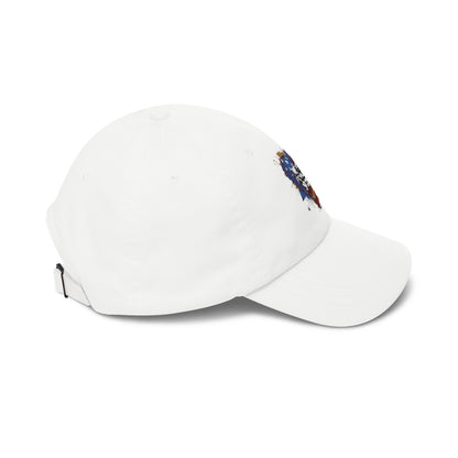 Dad Cap - "Never Forget 9/11" Heart American Flag Tribute Cap