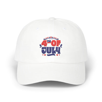 Dad Cap — "4th of July" Patriotic Embroidered Baseball Hat