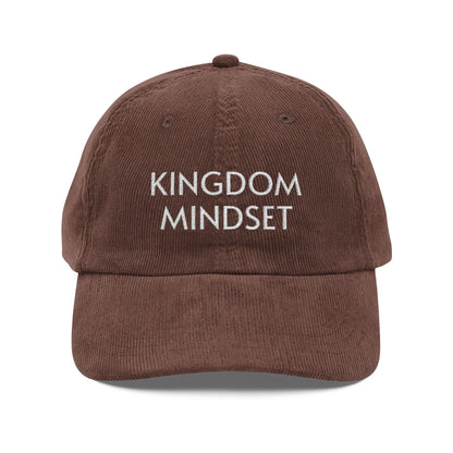 Kingdom Mindset Embroidered Corduroy Cap