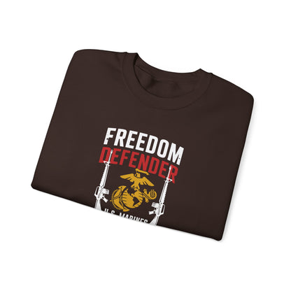 "Freedom Defender U.S. Marines Veteran For Life" Sweatshirt