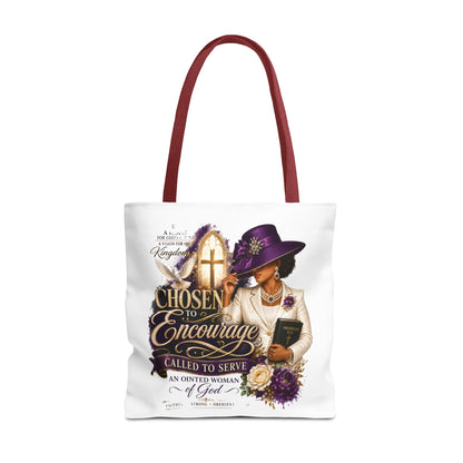 Christian Encourager Tote Bag — "Chosen to Encourage" Design