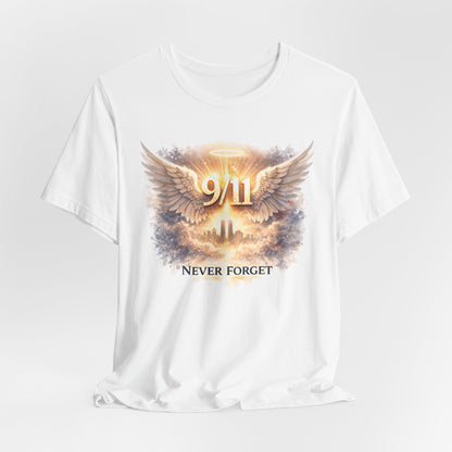 9/11 Never Forget T-Shirt — Memorial Tribute Tee
