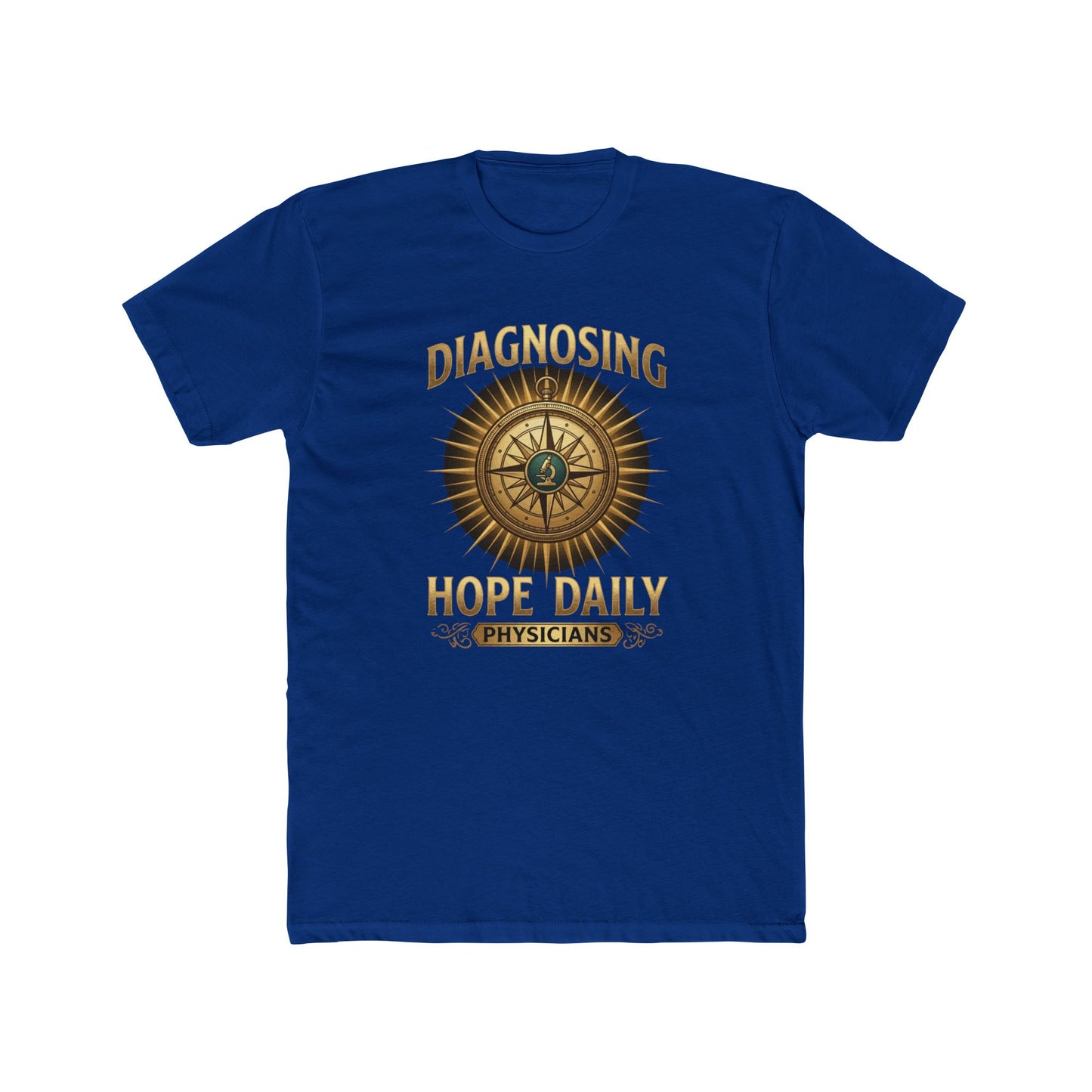 Diagnosing Hope Daily Physicians T-Shirt — Compass Medical Tee for Doctors