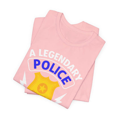 Retired Police Lieutenant T-Shirt — "A Legendary Police Lieutenant Has Retired"